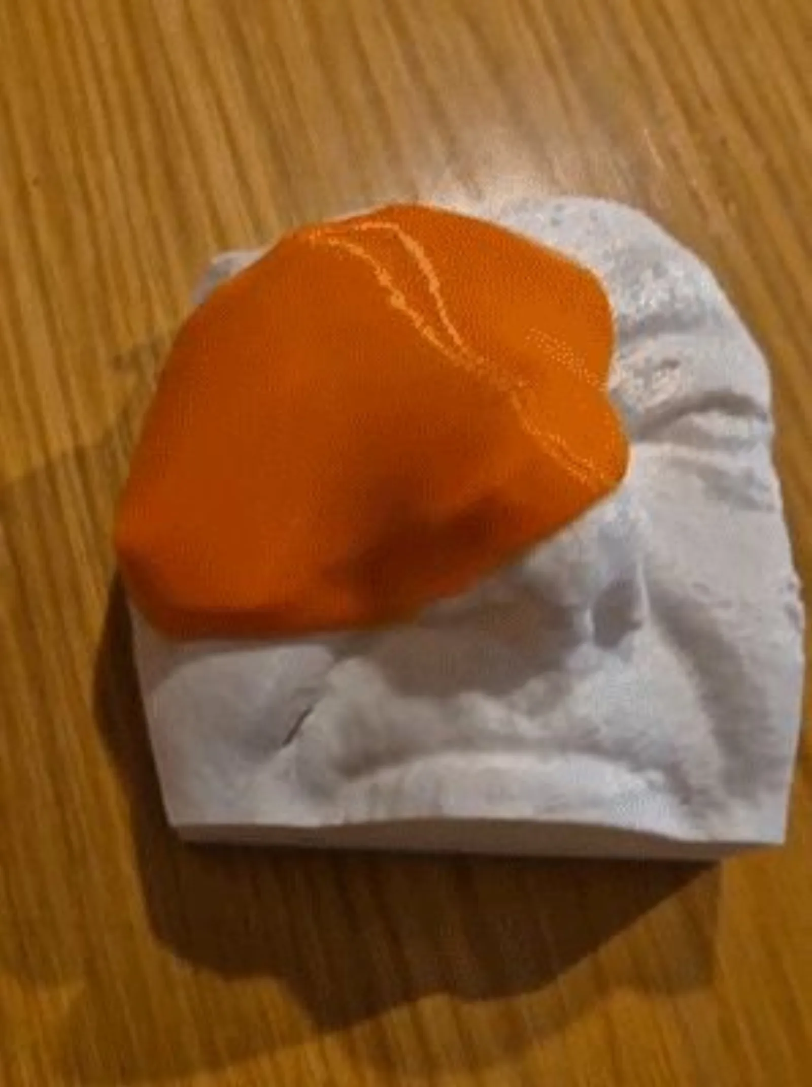 Custom bolus fitted on head cast